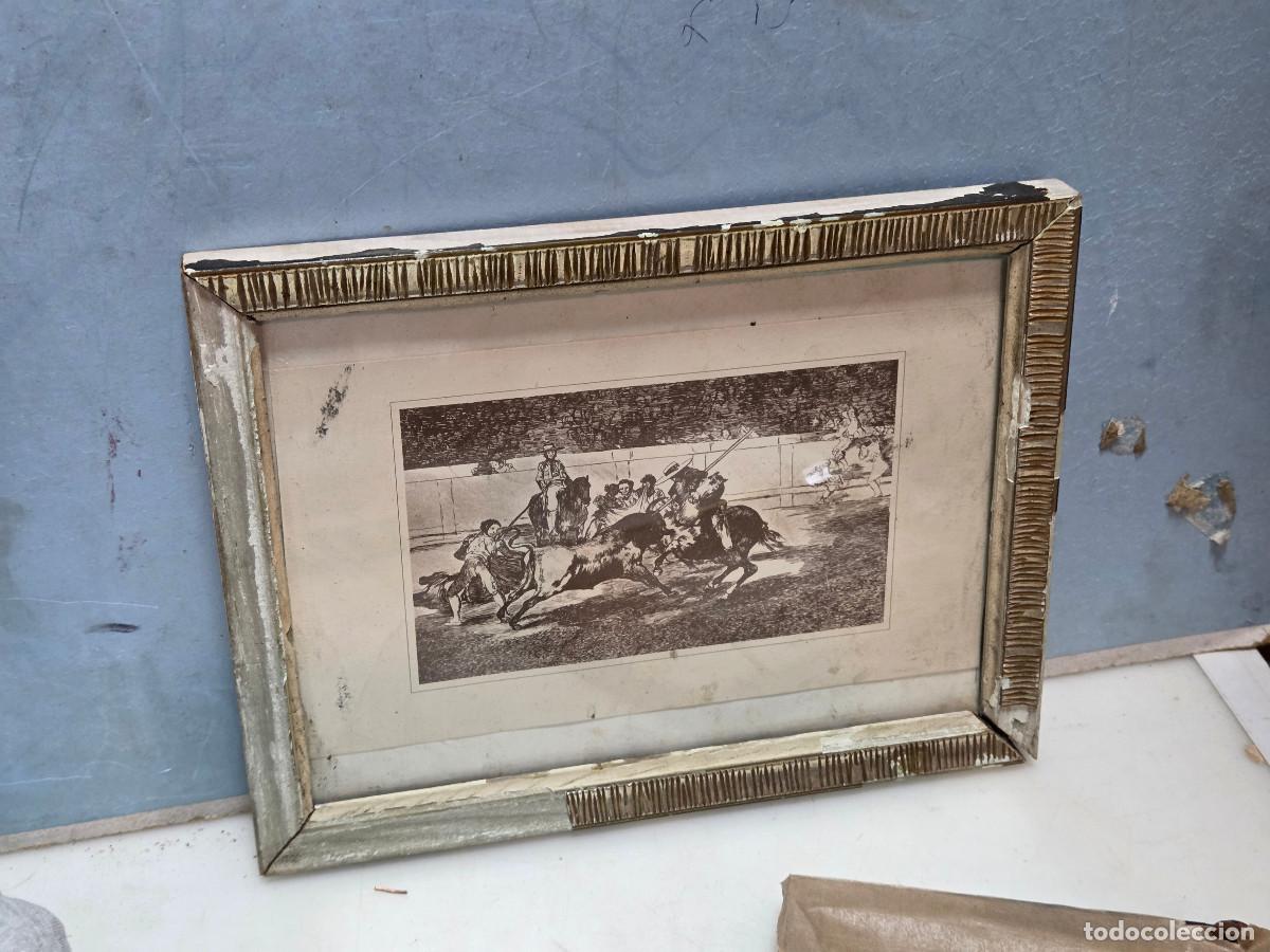 Arte: cuadro con grabado antiguo - Foto 1