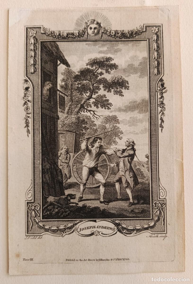 Arte: GRABADO PARA LA OBRA DE FIELDING &rdquo;JOSEPH ANDREWS&rdquo;. DODD / HEATH. 1780