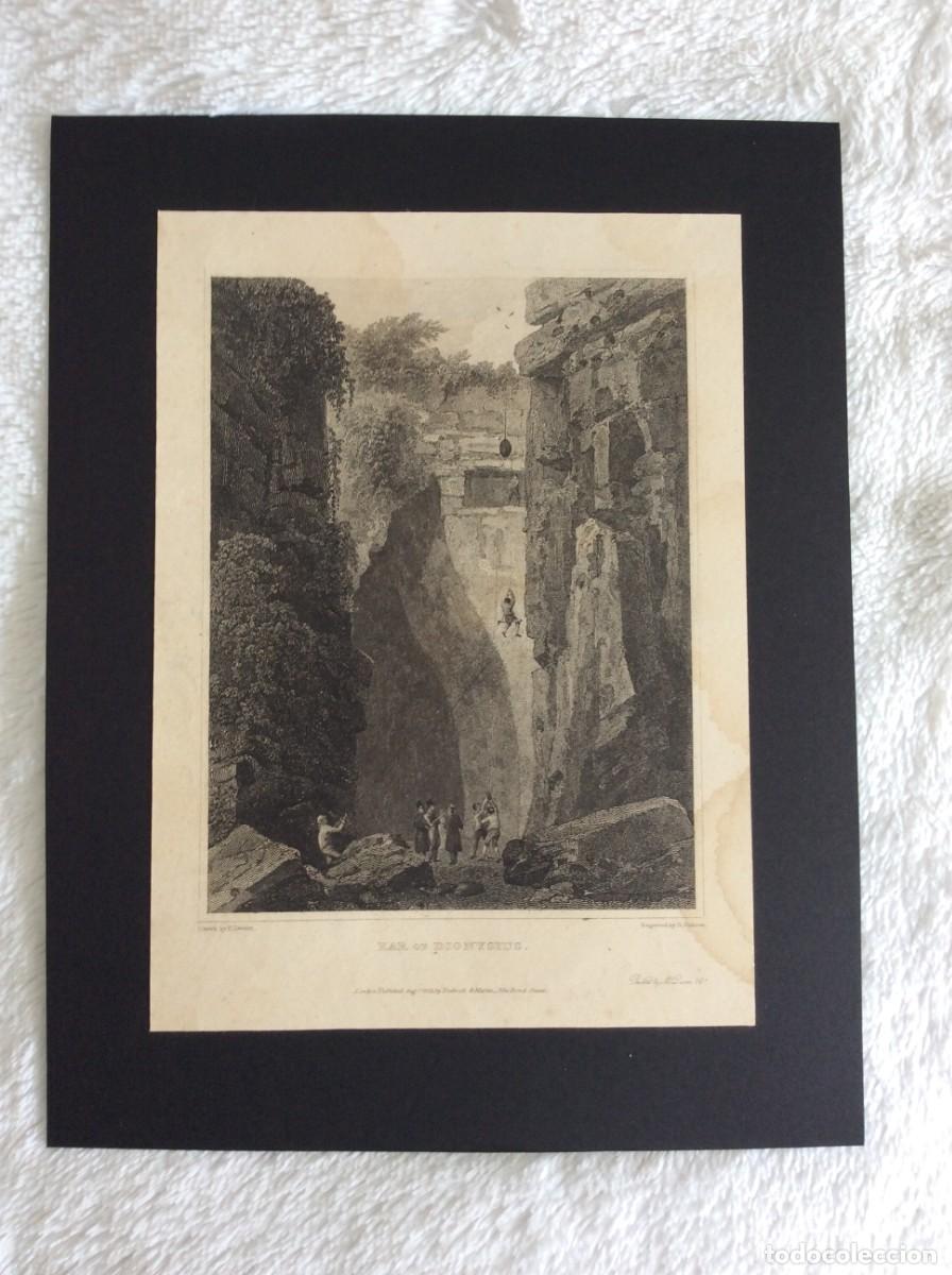 Arte: Ear of Dionysius. Gravura original de H. Hobson, 1822