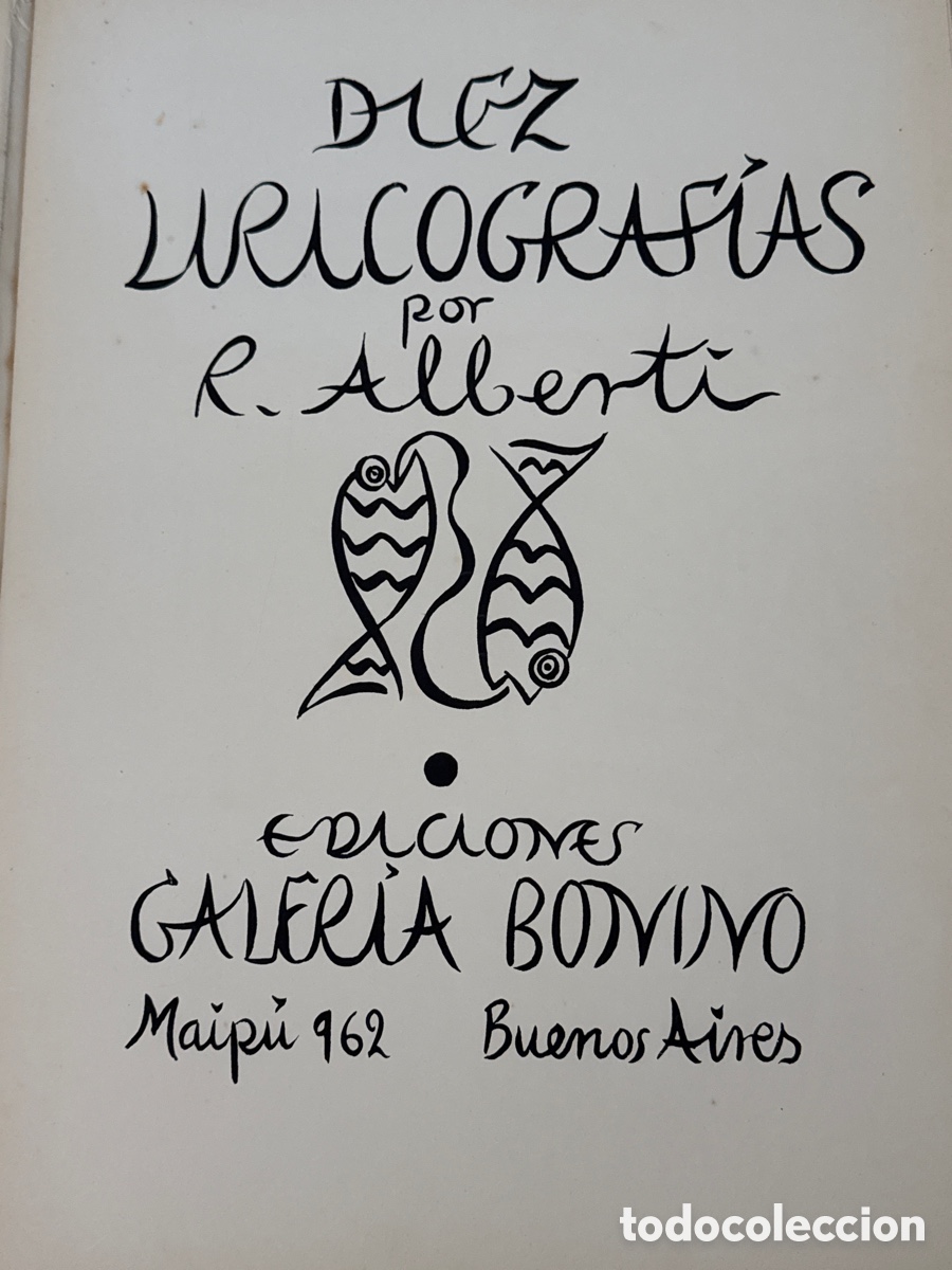 Arte: Rafael a&ntilde;berto carpeta grabados