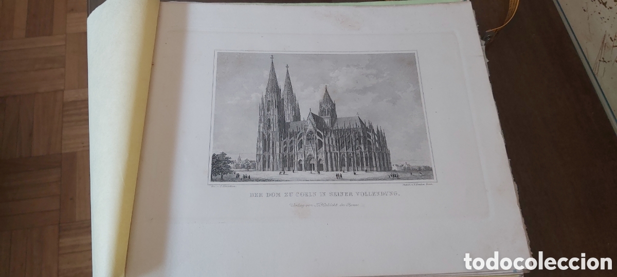 Arte: GRABADO DE LA CATEDRAL DE COLONIA. SIGLO XIX. ALEMANIA