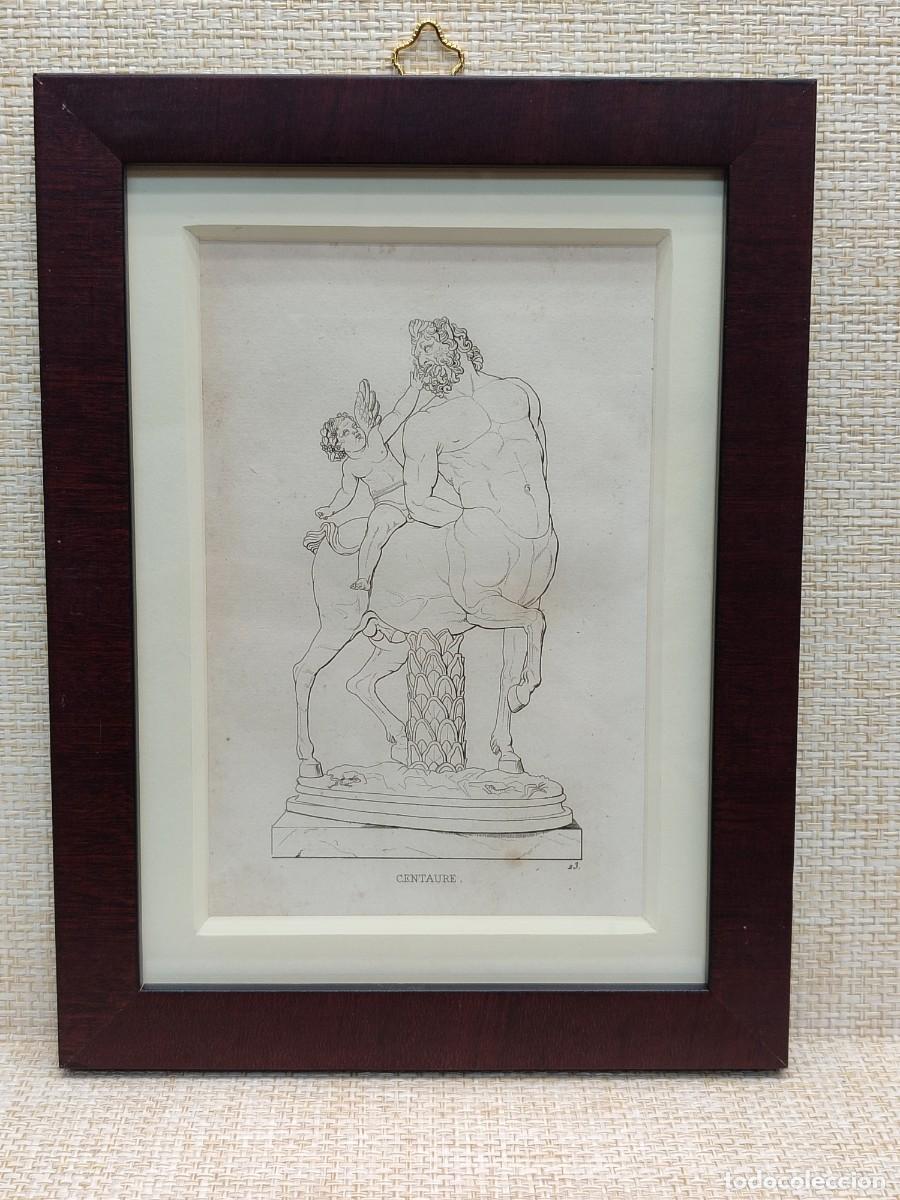 Arte: Centauro. Musee de peinture et de sculpture. Reveil. 1828. cuadro
