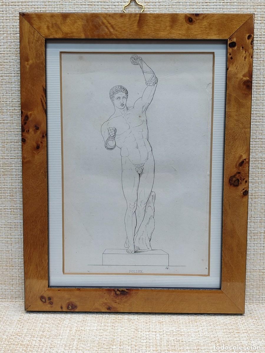 Arte: Pollux. Musee de peinture et de sculpture. Reveil. 1828. cuadro