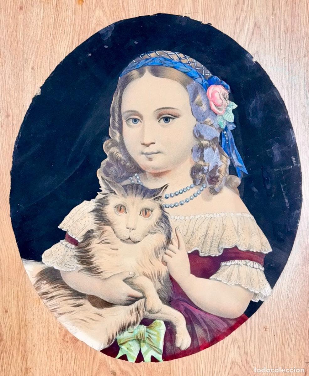 Arte: Preciosa pareja inglesa antigua