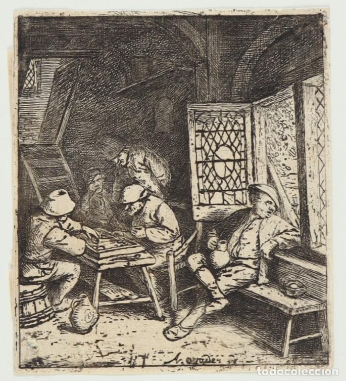 Arte: &rdquo;&rdquo;Backgammon joueurs&rdquo;&rdquo;