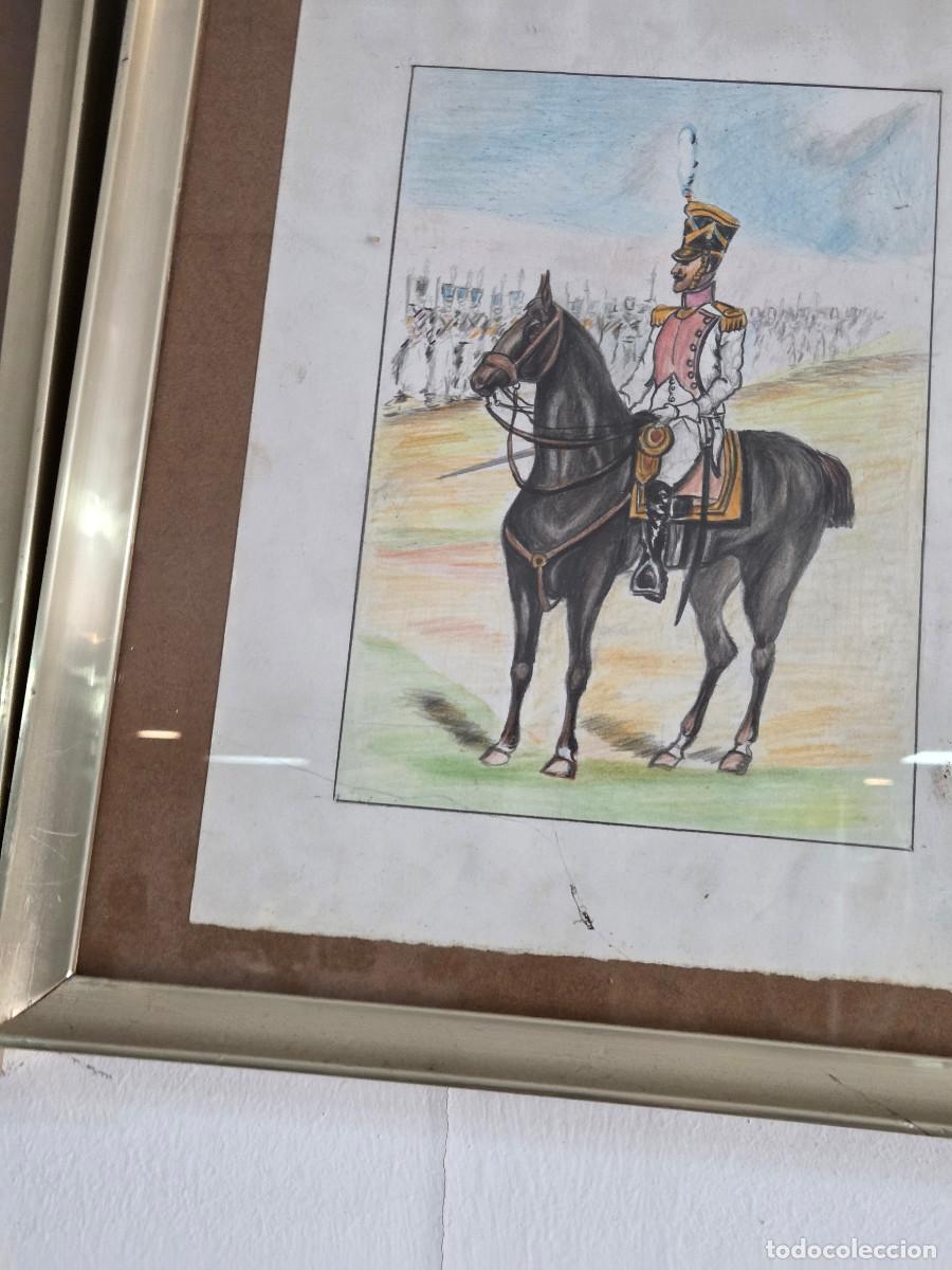 Arte: cuadro con dibujo militar envios 5&euro; - Foto 2