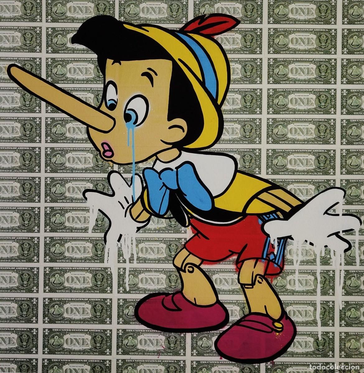 Arte: Ben Allen (1979). Pinocho. Gicl&eacute;e firmado y justificado a mano