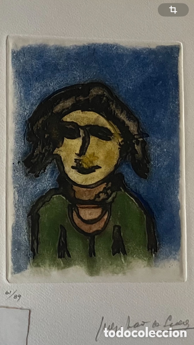 Arte: Josep Maria de Sucre. Aguafuerte a color firmado. 89 ejemplares. Vanguardias