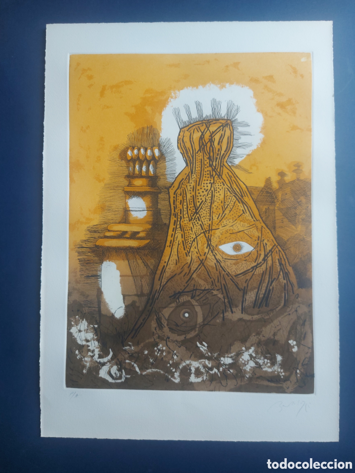 Arte: RAFAEL BARTOLOZZI &rdquo;ESPACIO ESOTERICO&rdquo; GRABADO - Foto 2