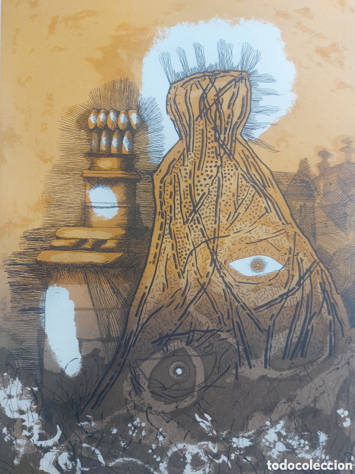 Arte: RAFAEL BARTOLOZZI &rdquo;ESPACIO ESOTERICO&rdquo; GRABADO - Foto 3