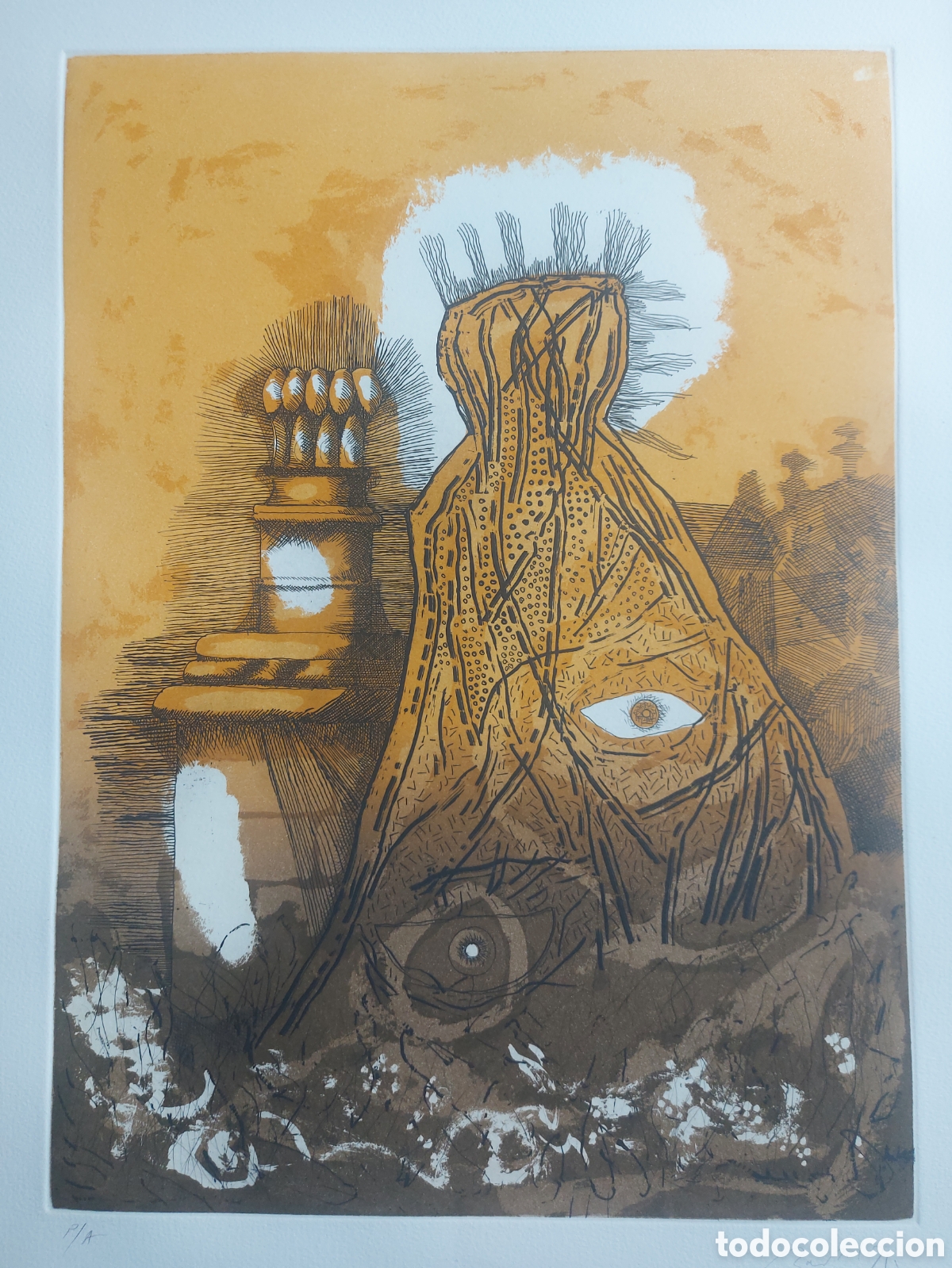 Arte: RAFAEL BARTOLOZZI &rdquo;ESPACIO ESOTERICO&rdquo; GRABADO