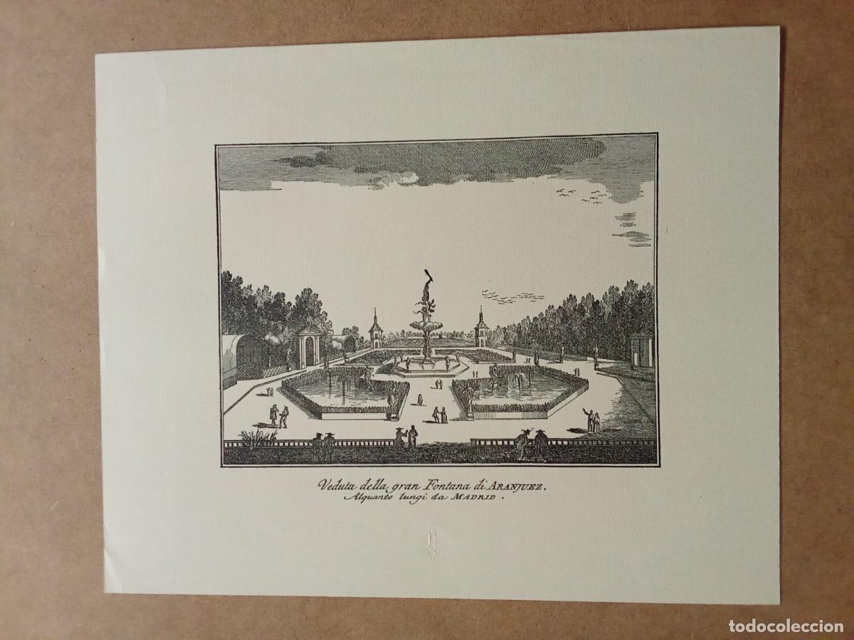 Arte: Vedutta della gran Fontana di Aranjuez . Alquanto tungi da Madrid / grabado sobre plancha