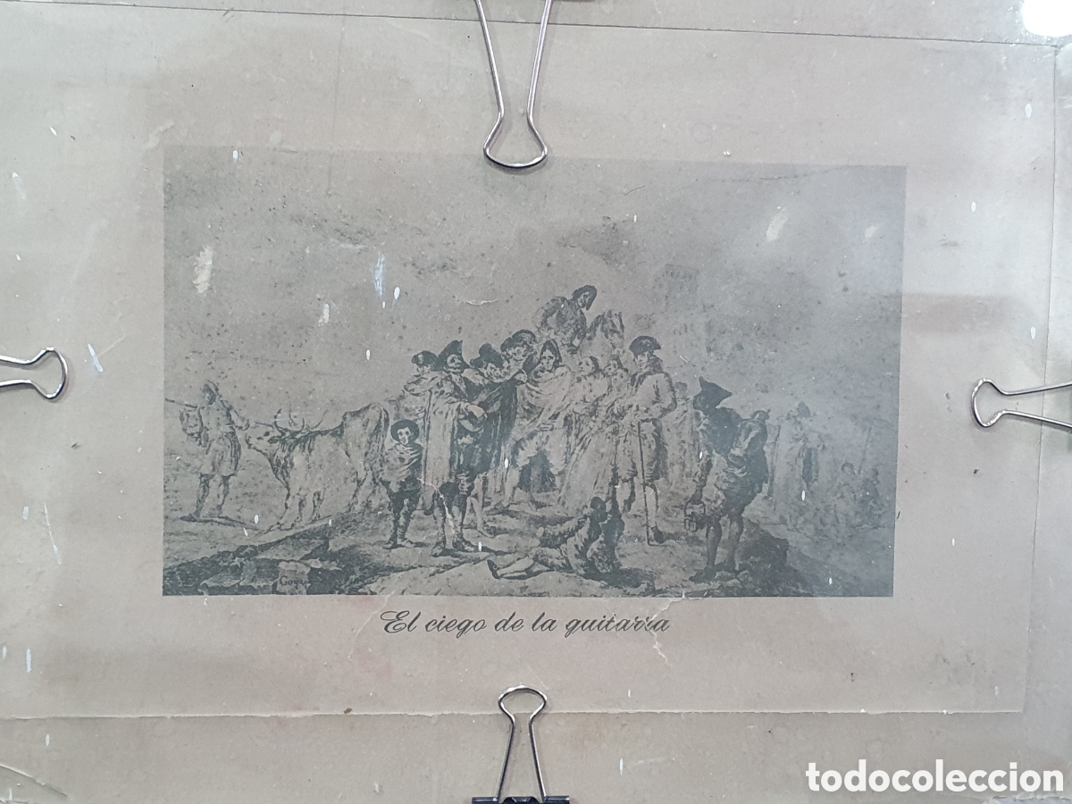 Arte: Grabado Goya. El ciego de la guitarra. (L130)