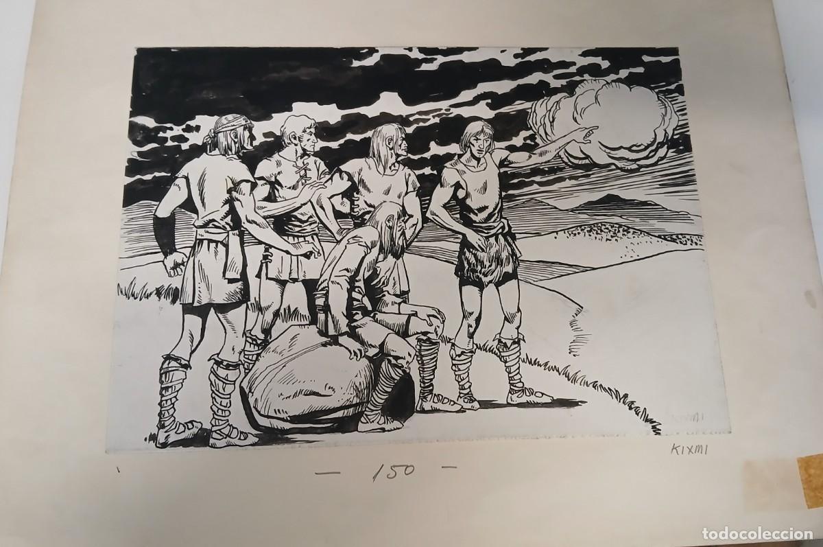 Arte: DIBUJO ORIGINAL DICCIONARIO ILUSTRADO DE MITOLOGIA VASCA DE BARANDIARAN Y AYERBE JOSE MIGUEL