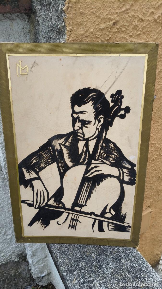 Arte: Gravure sur bois sign&eacute;e pietro parigi