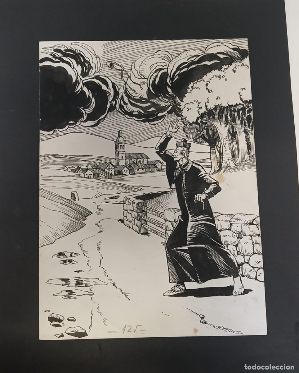 Arte: GRABADO ORIGINAL DICCIONARIO ILUSTRADO DE MITOLOGIA VASCA DE BARANDIARAN Y AYERBE JOSE MIGUEL