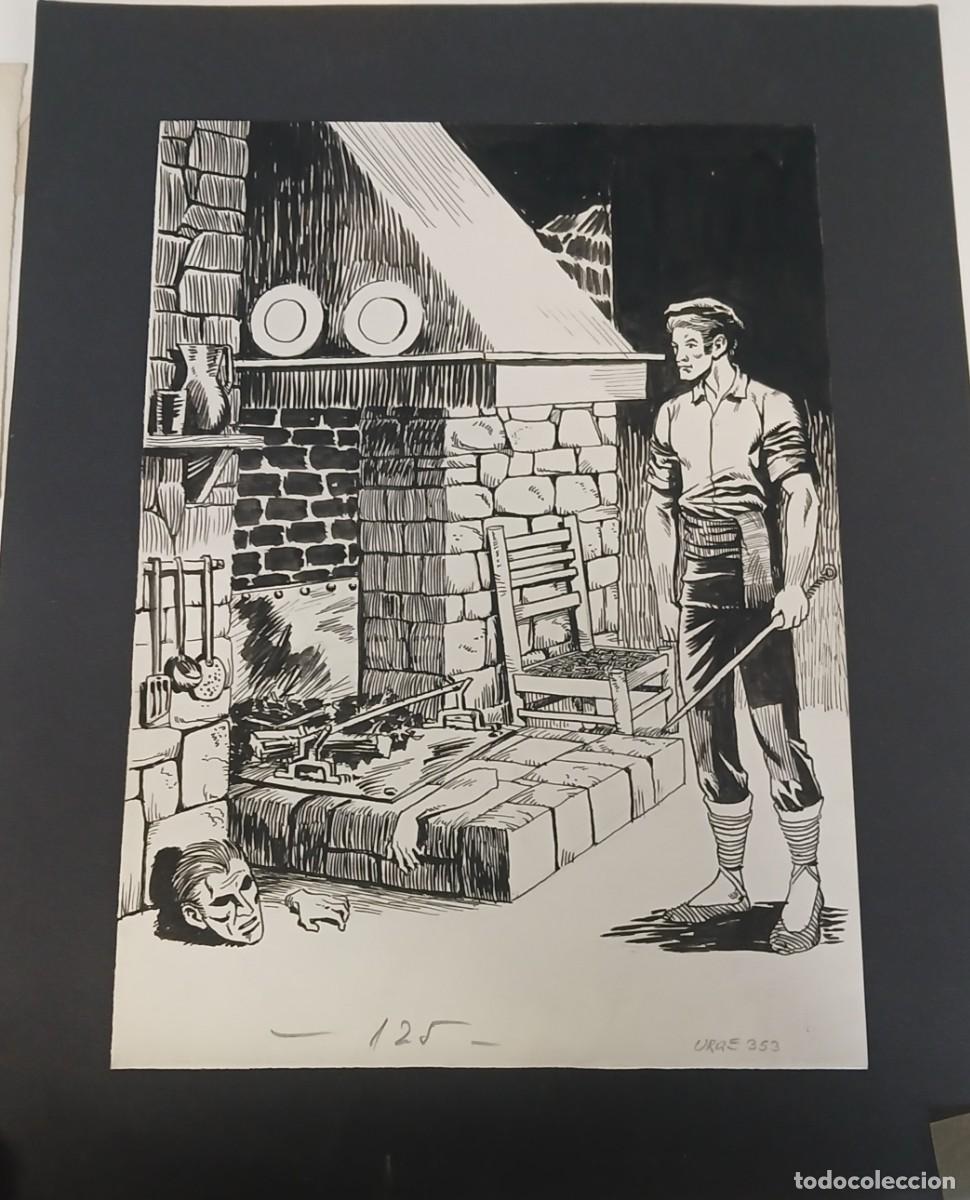 Arte: GRABADO ORIGINAL DICCIONARIO ILUSTRADO DE MITOLOGIA VASCA DE BARANDIARAN Y AYERBE JOSE MIGUEL