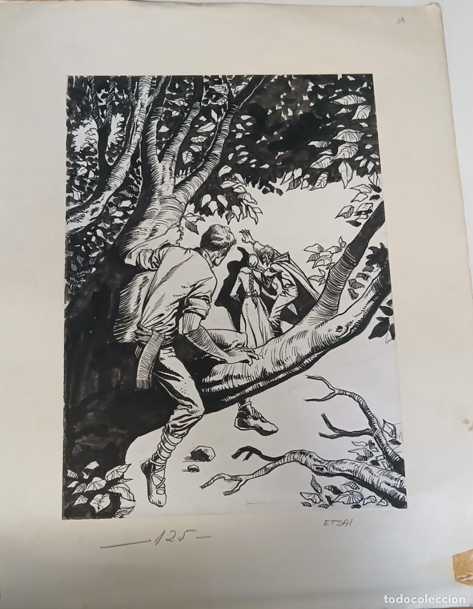 Arte: GRABADO ORIGINAL DICCIONARIO ILUSTRADO DE MITOLOGIA VASCA DE BARANDIARAN Y AYERBE JOSE MIGUEL