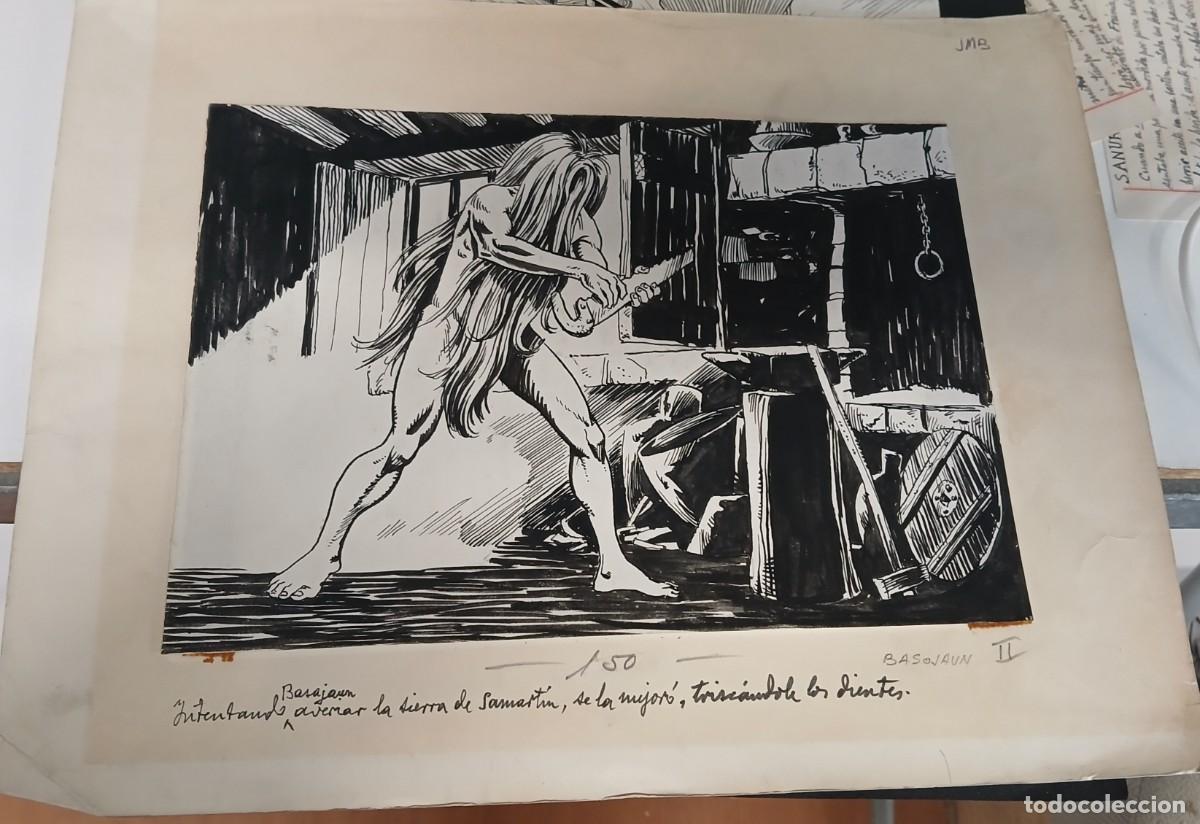 Arte: GRABADO ORIGINAL DICCIONARIO ILUSTRADO DE MITOLOGIA VASCA DE BARANDIARAN Y AYERBE JOSE MIGUEL