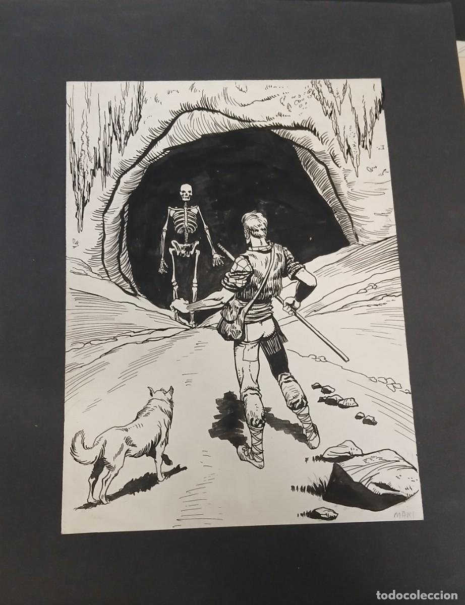 Arte: GRABADO ORIGINAL DICCIONARIO ILUSTRADO DE MITOLOGIA VASCA DE BARANDIARAN Y AYERBE JOSE MIGUEL