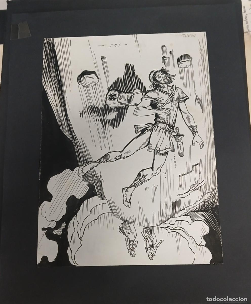 Arte: GRABADO ORIGINAL DICCIONARIO ILUSTRADO DE MITOLOGIA VASCA DE BARANDIARAN Y AYERBE JOSE MIGUEL