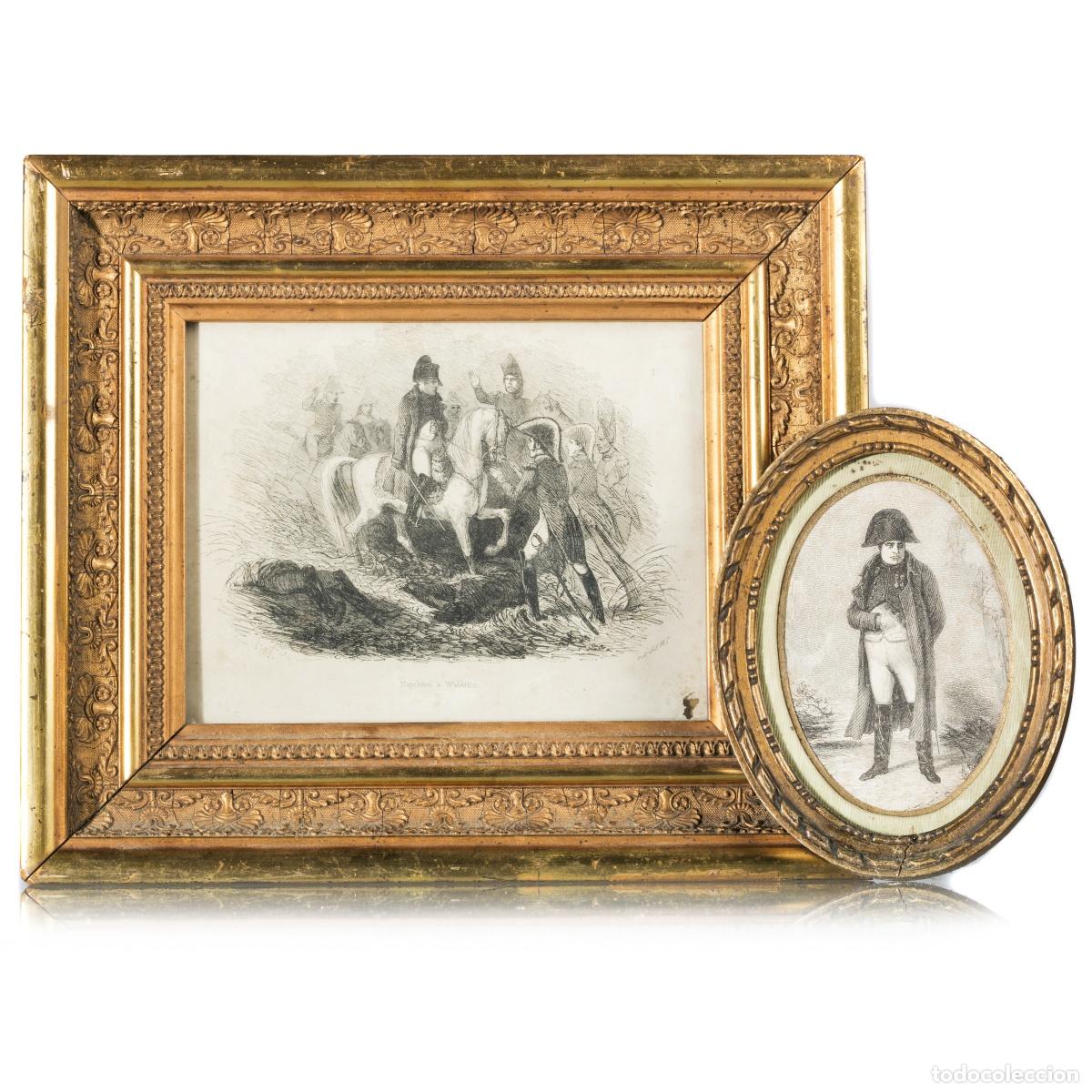 Arte: Dos grabados - Napole&oacute;n Bonaparte - Herbert - siglo XIX