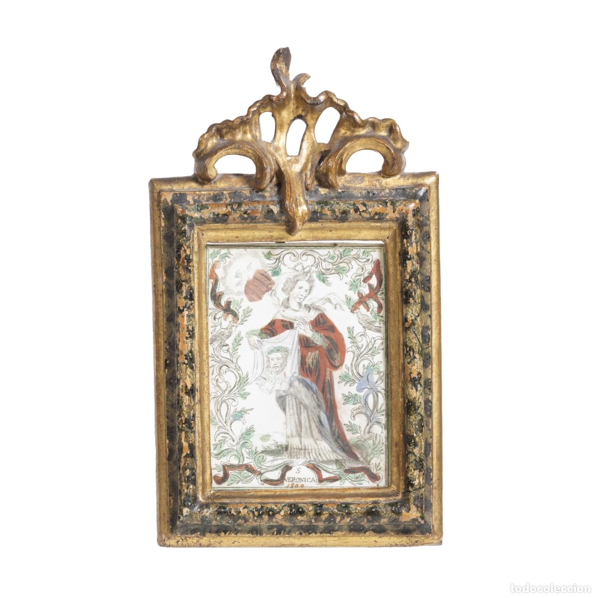 Arte: Grabado - Santa Ver&oacute;nica; 1800 - Foto 1