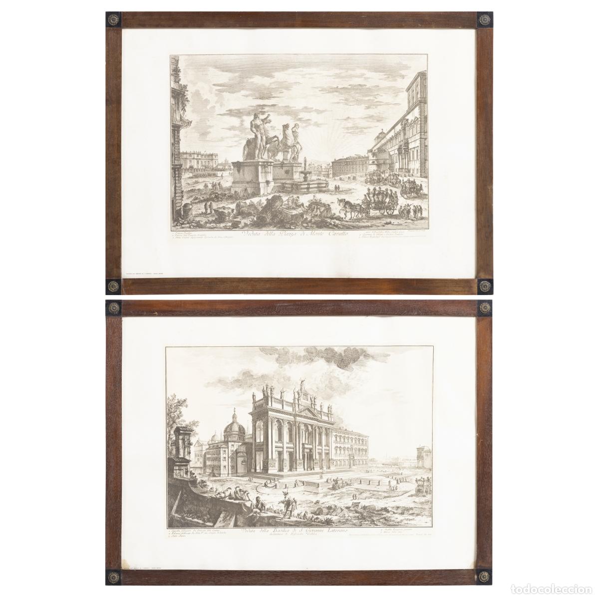 Arte: Dos grabados italianos - Giovanni Battista Piranesi