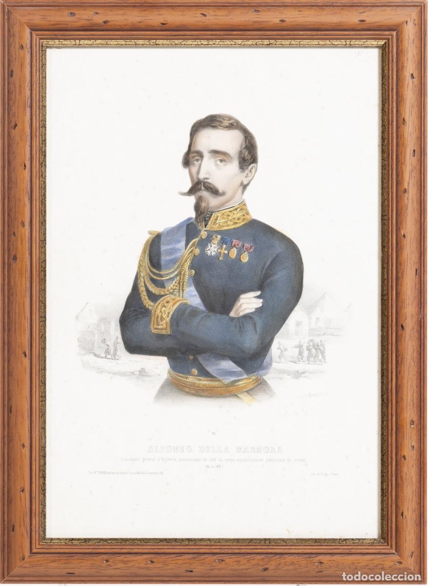 Arte: Grabado - Alfonso Ferrero la Marmora - Siglo XIX