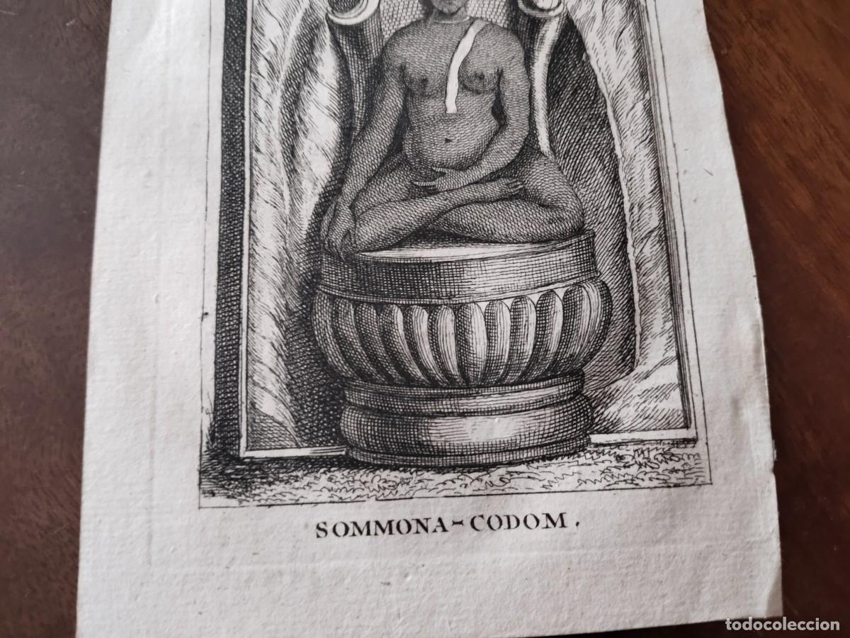 Arte: Antiguo grabado del Dios Siam&eacute;s Sommona-Codom. - Foto 4