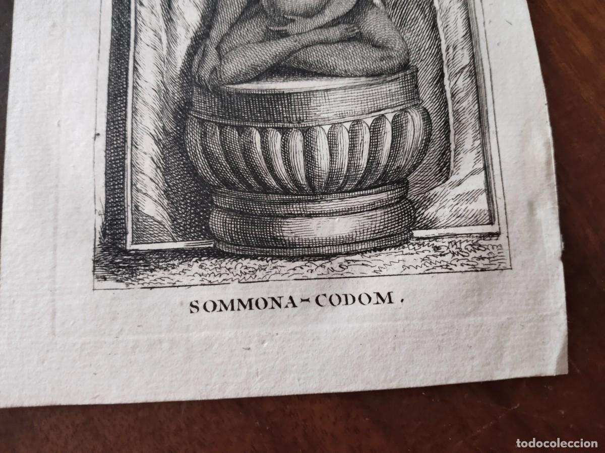 Arte: Antiguo grabado del Dios Siam&eacute;s Sommona-Codom. - Foto 5