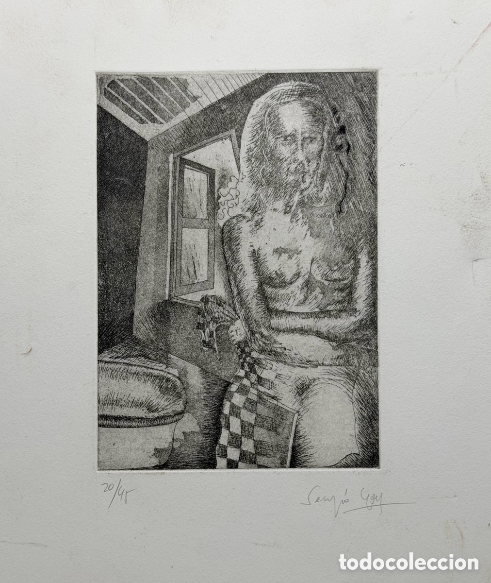 Art: Grabado Art&iacute;stico Numerado. Sergio Gay