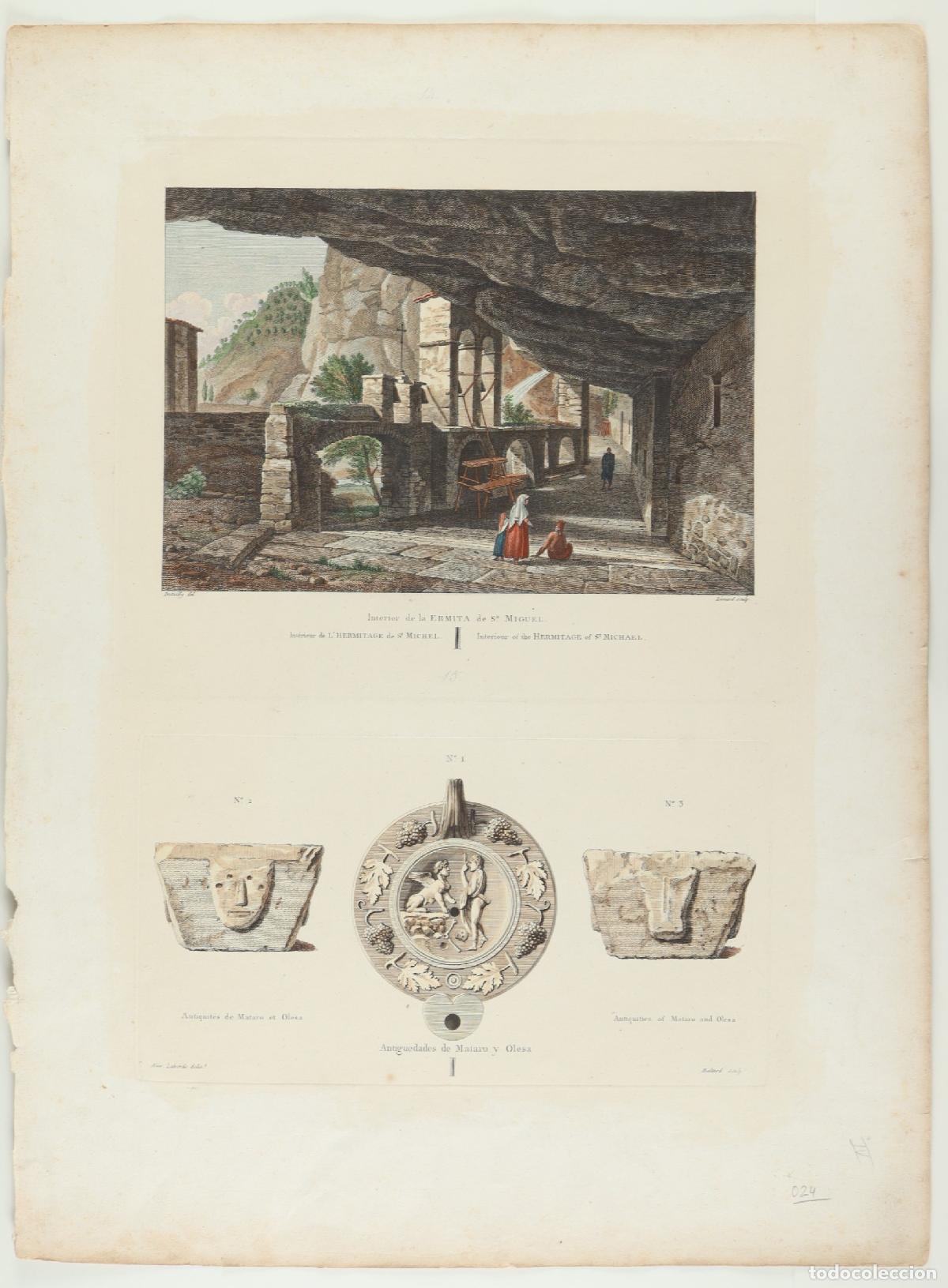 Arte: Interior de la Ermita de San Miguel junto con Antiguedades de Mataro y Olesa