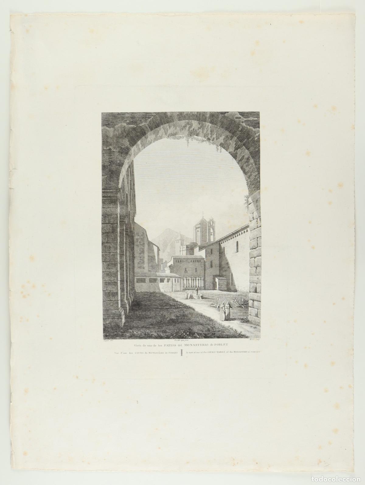 Arte: Vista de uno de los Patios del Monasterio de Poblet - Foto 1