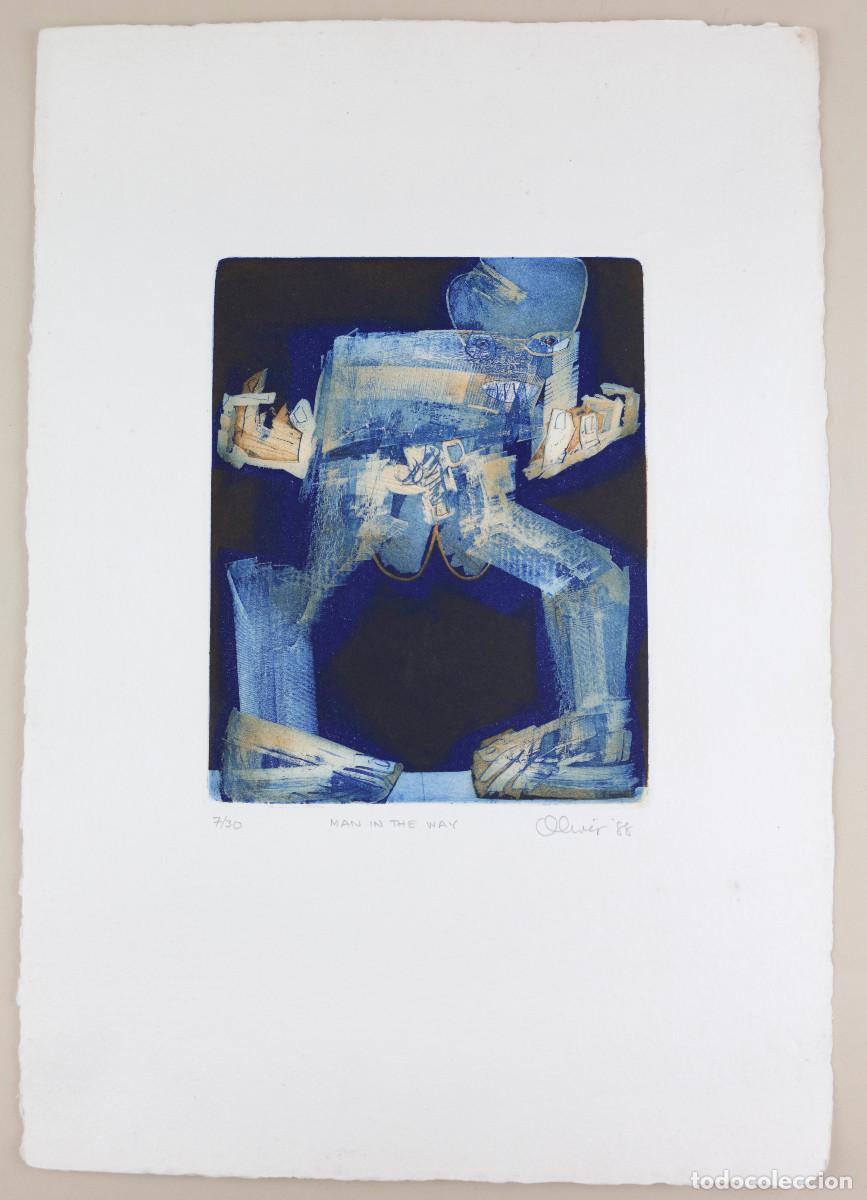 Arte: Autor no identificado, grabado firmado tiraje 7/30. A&ntilde;o 1988. 35x51cm.