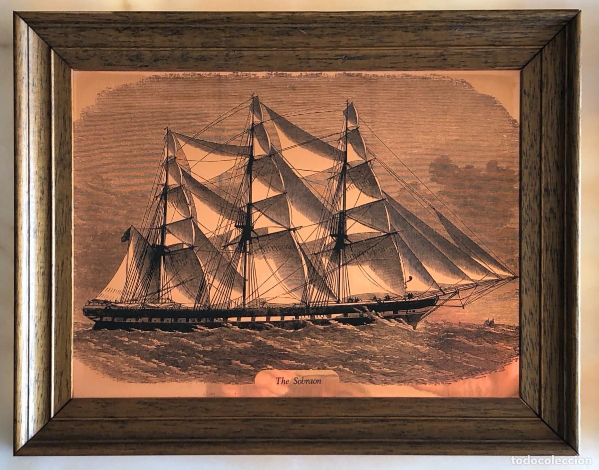 Arte: GRABADO COBRE ETCHMASTER ORIGINAL - VELERO THE SOBRAON