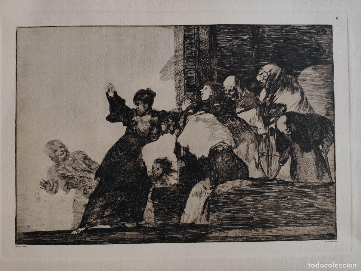 Arte: FRANCISCO DE GOYA, DISPARATE POBRE, N&ordm; 11, MARCA DE AGUA JOSE GUARRO. PRIMER TERCIO SIGLO XX