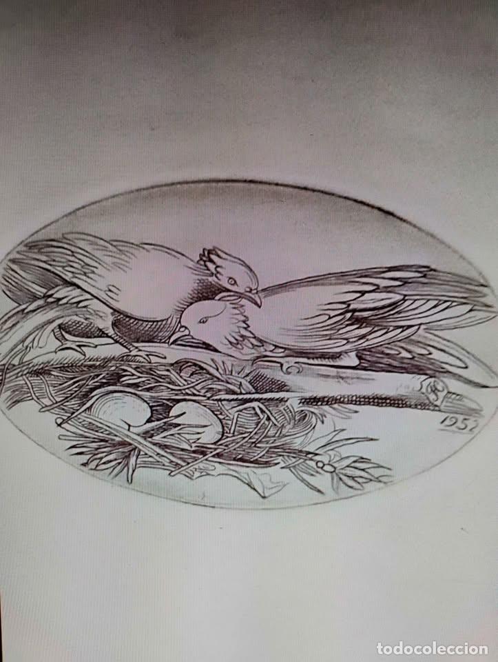 Arte: Grabado Original de Federico Cant&uacute; Firmado 1952