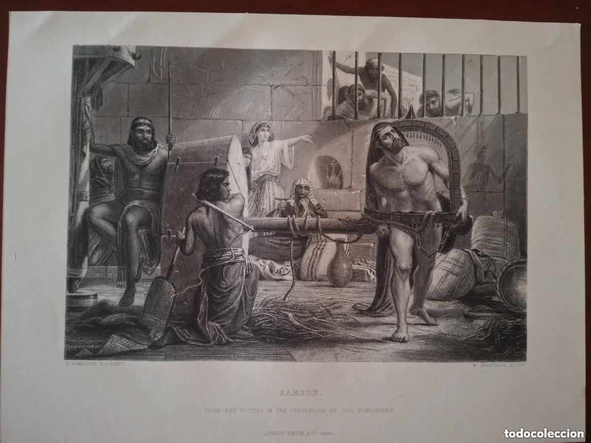 Arte: Grabado E. Armitage. Samsom - Foto 1