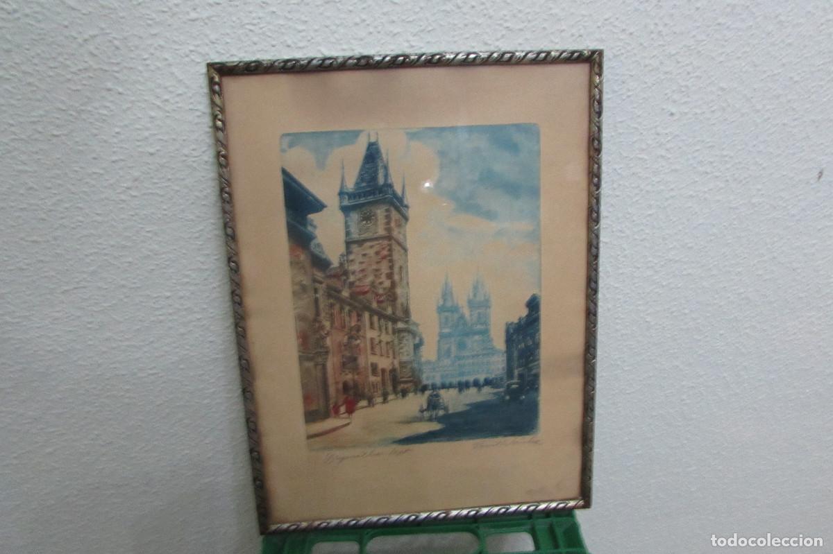 Arte: AYUNTAMIENTO Y PLAZA DE LA ANTIGUA CIUDAD DE PRAGA - EMIL W&Auml;NKE