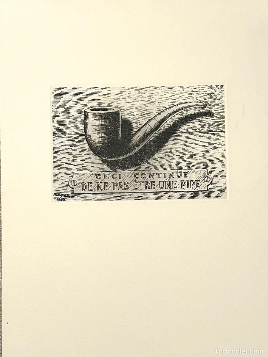 Arte: Ren&eacute; Magritte - Aguafuerte - Ceci continue de ne pas &ecirc;tre une pipe.