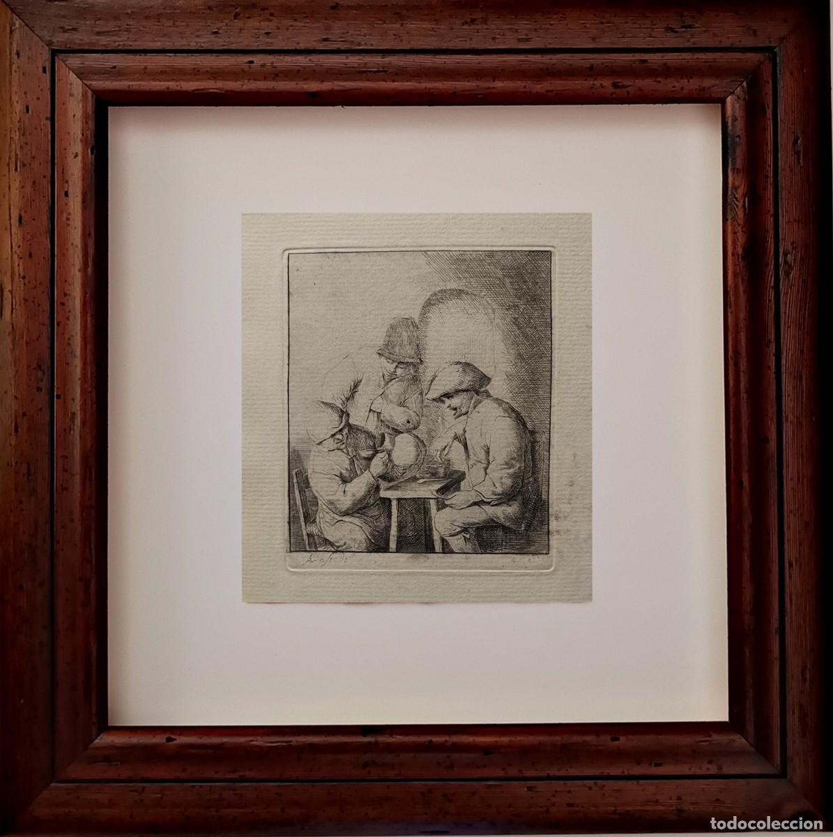 Arte: Van Ostade. Grabado de 1660 - Foto 2
