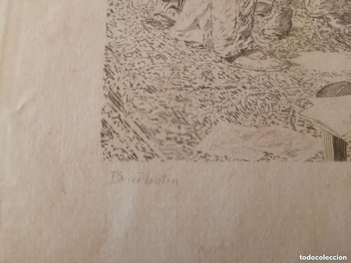 Arte: Antiguo grabado W. Barbotin - Foto 6