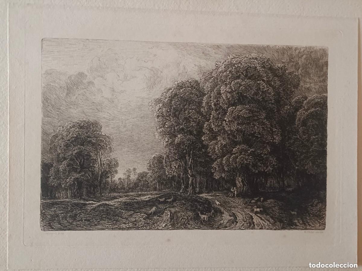 Arte: Grabado Rembrandt por Unger