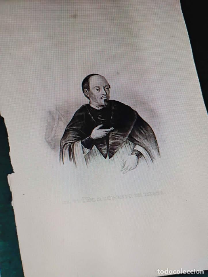Arte: El Yllmo. Don Lorenzo de Horta, Grabado antiguo suelto