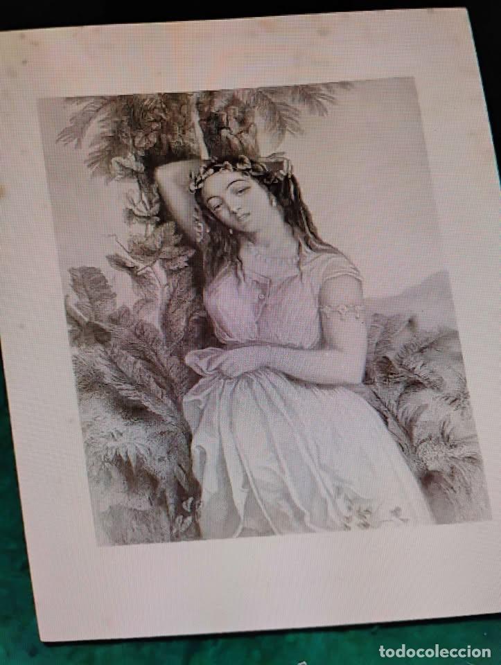 Arte: La Femme de Putiphar, Grabado Antiguo suelto