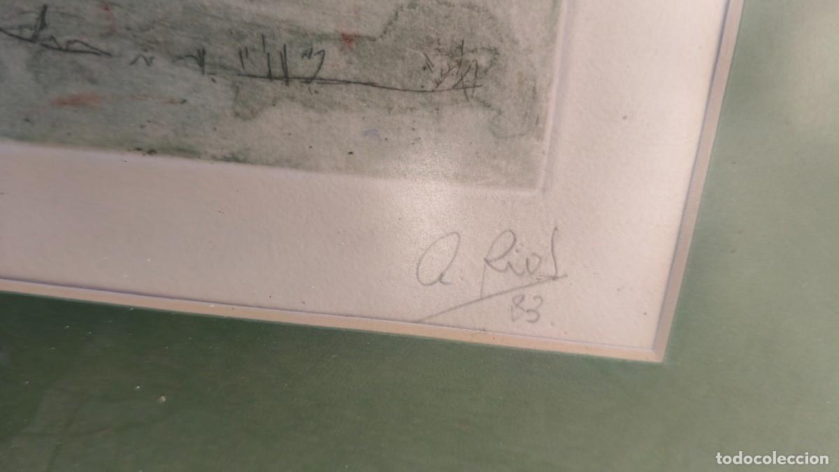Arte: Gravure originale sign&eacute;e A.Riol 1980 - Foto 3
