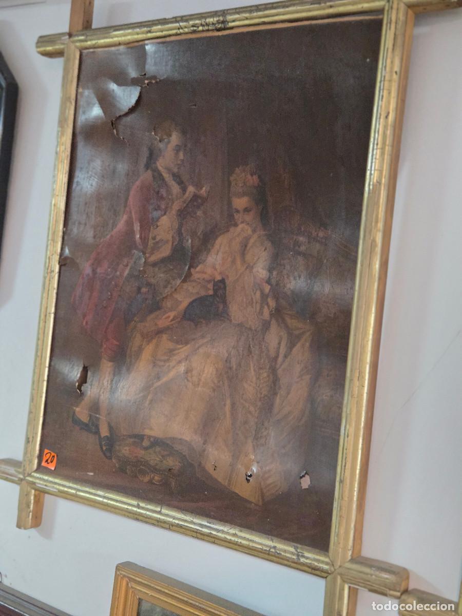 Arte: antiguo marco pan de oro gastos de envio 10&euro;