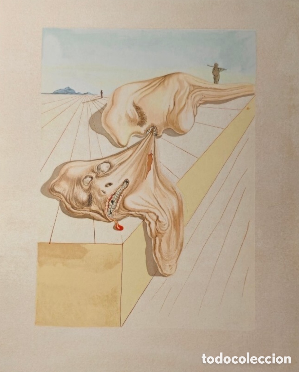 Arte: Xilograf&iacute;as Divina Comedia Salvador Dali Original Edici&oacute;n Italiana Salani 1964