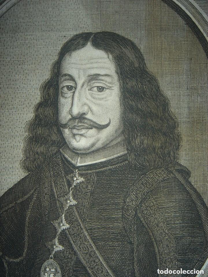 Arte: GRABADO DE GASPAR DE TEVES, CONDE DE BENAZUZA, SEVILLA, ORIGINAL, VIENA, 1670, MEYSSENS, HACQU&Eacute;